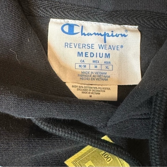 Champion x Monopoly Cropped Women’s Hoodie Reverse Weave - Picture 6 of 9